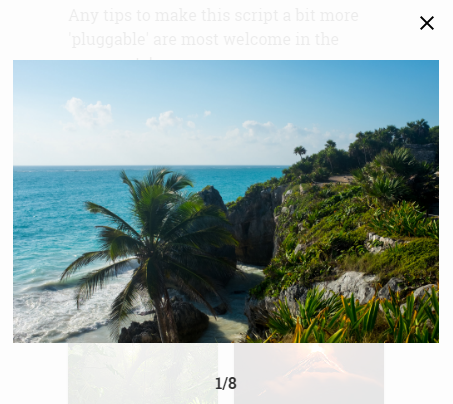 Vanilla JS Lightbox Slideshow